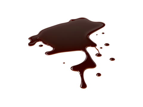 spilled brown soy sauce png