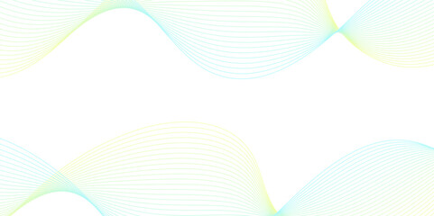 Abstract vector illustration featuring smooth wave lines on a transparent background. Suitable for technology, digital data, network communication, and modern design themes. Ideal for use in web inter