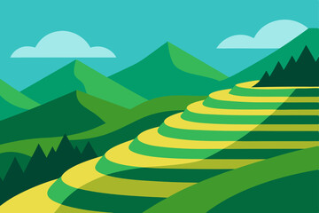 Obraz premium road to the mountains