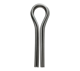 A silver metal object with a pointed end