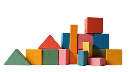 Obraz premium Creative building with colorful school supplies a fun learning environment for children’s imagination