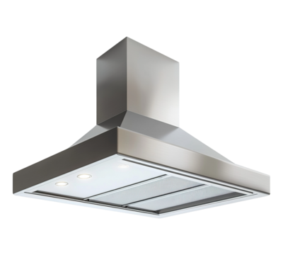 A silver ventilator with a white light on top