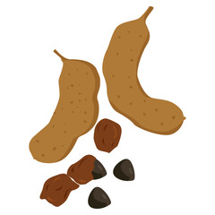 Whole Tamarind with Seeds