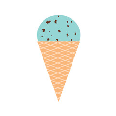 チョコミントチップのイメージアイスクリーム