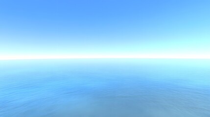 Obraz premium Tranquil Ocean Scene Calm Blue Water Sky