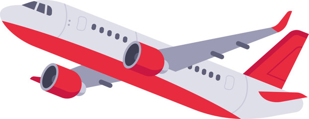 Modern passenger airplane soaring through the sky, embodying the essence of air travel, tourism, and efficient transportation for both leisure and business journeys