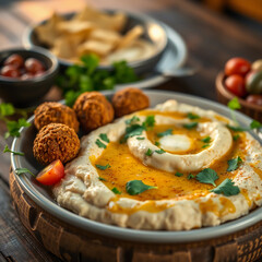 Arabic Falafel Plate