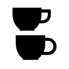 Cup of coffee icon. Cup flat icon. Thin line signs for design logo, visit card, etc. Single high-quality outline symbol for web design or mobile app. Cup outline pictogram.

