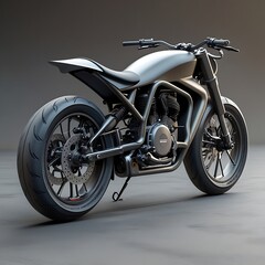 Obraz premium motorcycle on a black background