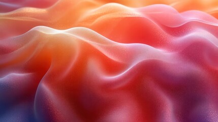 Obraz premium Abstract colorful fabric folds with warm light background