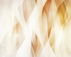 Soft beige and cream abstract background with flowing shapes creating a serene and elegant atmosphere for design