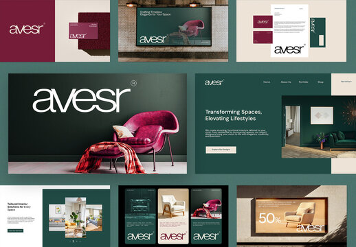 Brand Guidelines Identity Presentation Layout