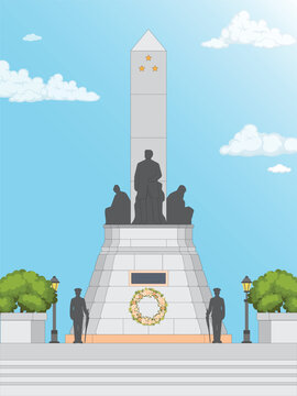 Luneta Park Philippines Illustration Artwork