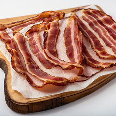 Obraz premium sliced ham on a plate