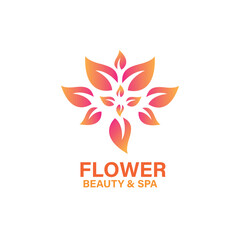 Obraz premium abstract flower logo design. flower logo design