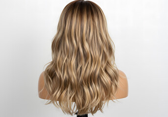 Naklejka premium \\Wavy Blonde Hair