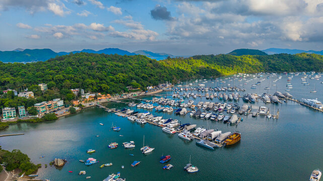 Hebe Haven Yacht Club view April 21 2025, Sai Kung HK