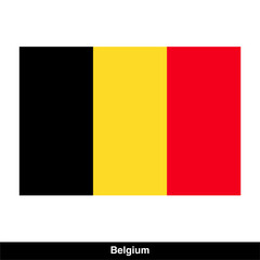 belgium flag vector isolated on transparent background