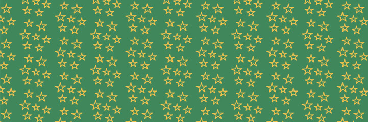 Seamless abstract doodle star pattern design
