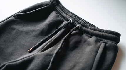 Buy black sweatpants men comfortable drawstring waist casual style fashion apparel online shop joggers pants