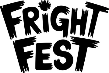 Fright Fest Halloween Event Poster
