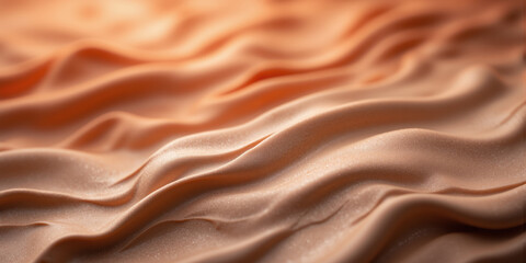 Soft Mocha Mousse Gradient with Coral Orange Accents and Subtle Sparkle A smooth mocha mousse gradient with vibrant coral orange