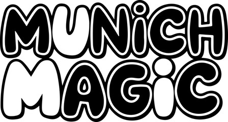 Munich Magic City Design Graphic