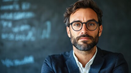 Obraz premium Corporate man puzzled look