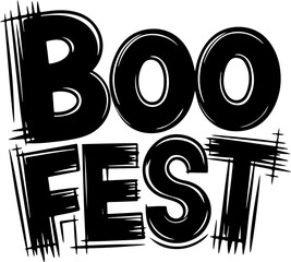 Boo Fest Halloween Party Poster