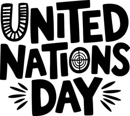 United Nations Day Graphic Design