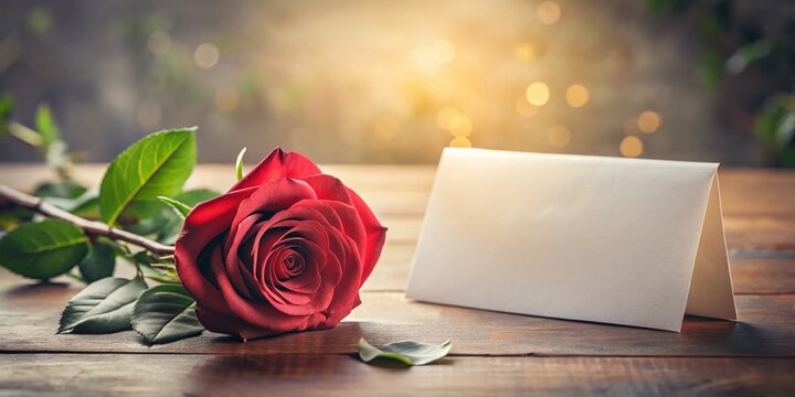 Farewell Card Design:  Empty Space for Message,  Sadness, Missing You, Goodbye,  Heartfelt Departure