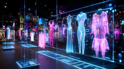 Cybernetic chic: A futuristic fashion experience blending technology and style