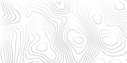 Abstract lines background. Contour maps. Topo contour map on white background. Abstract background with waves Geographic mountain relief.
