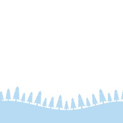 Winter Tree Land Shape