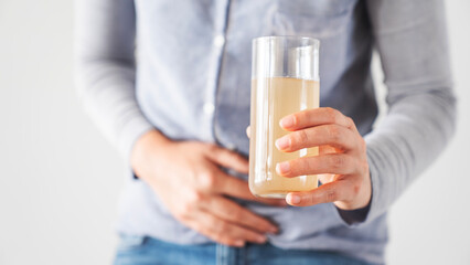 Having health problems due to dirty water consumption