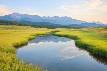 Mountain Meadow Reflecting Pond