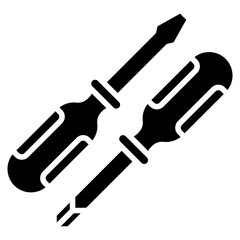 Screwdriver glyph icon