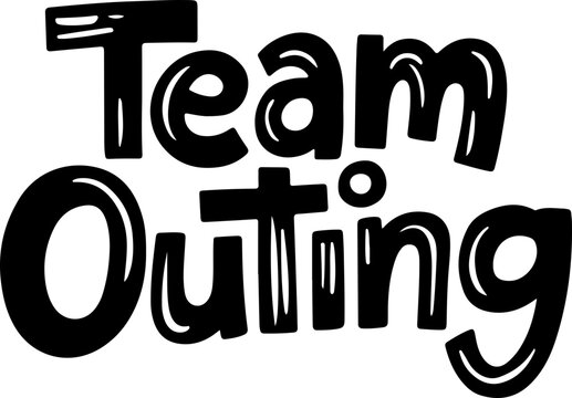Team Outing Event Design Graphic