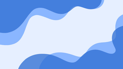 Abstract background vector with blue wave elements