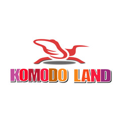 Komodo land logo
