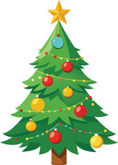 Christmas tree with ornament