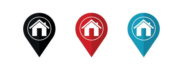 Property Address Marker – Home Pointer Graphic for Mobile App