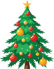 Christmas tree with ornament