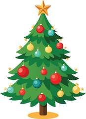 Christmas tree with ornament