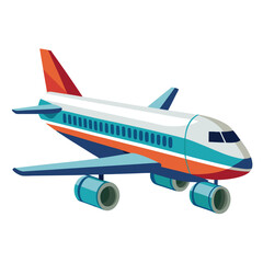 passanger-aeroplane-vactor-image-on-white-background
