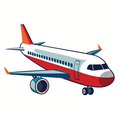 passanger-aeroplane-vactor-image-on-white-background