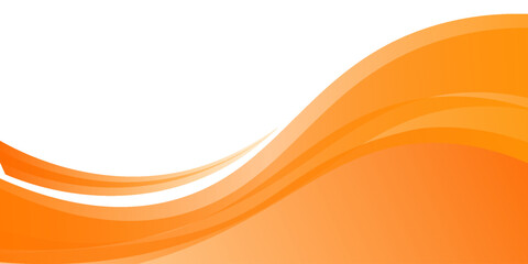 Vector orange line background curve element with white space for text and message design, overlapping layers, eps 10