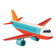 passanger-aeroplane-vactor-image-on-white-background
