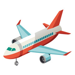passanger-aeroplane-vactor-image-on-white-background