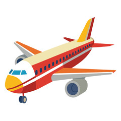 passanger-aeroplane-vactor-image-on-white-background